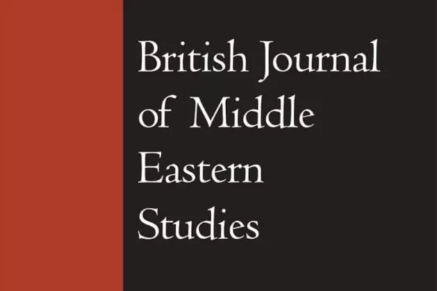 Cover of the British Journal of Middle Eastern Studies