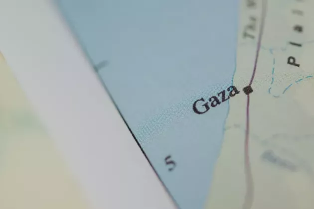 A map of Gaza