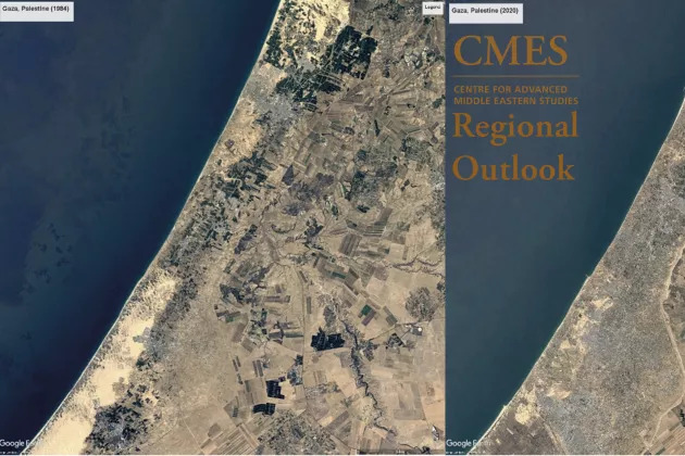 Satellite images of Gaza, Occupied Palestinian Territory, and Israel, from 1984 and 2020 (Captured by Landsat/Copernicus)