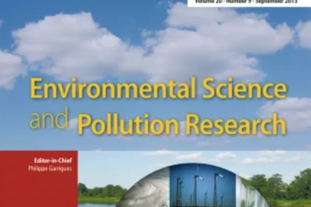 Cover of the journal "Environmental Science and Pollution Research"
